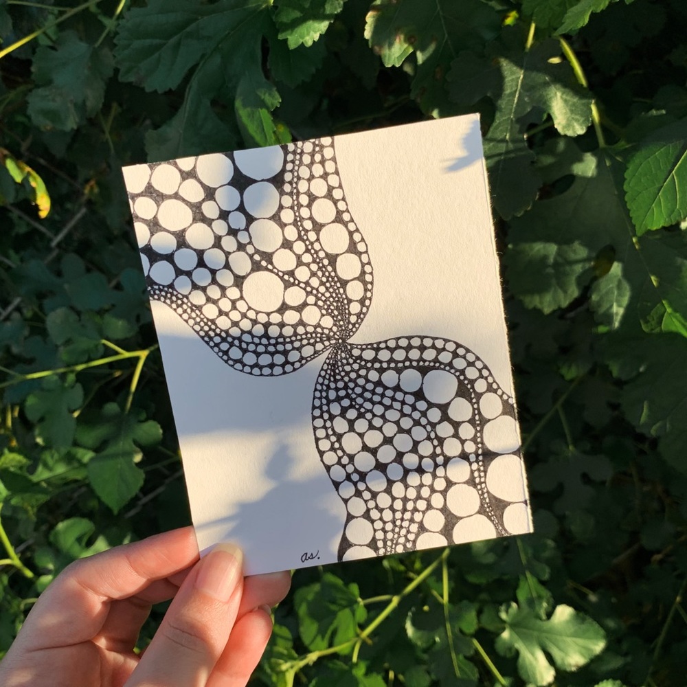 Abstract bubble art drawing - Picture 3 of 3
